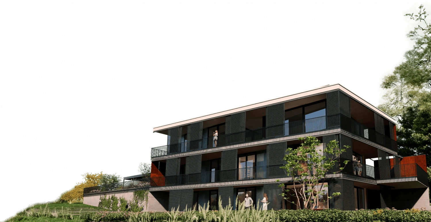 Moderné bývanie v prírode v blízkosti borovicového lesa. | Botanica